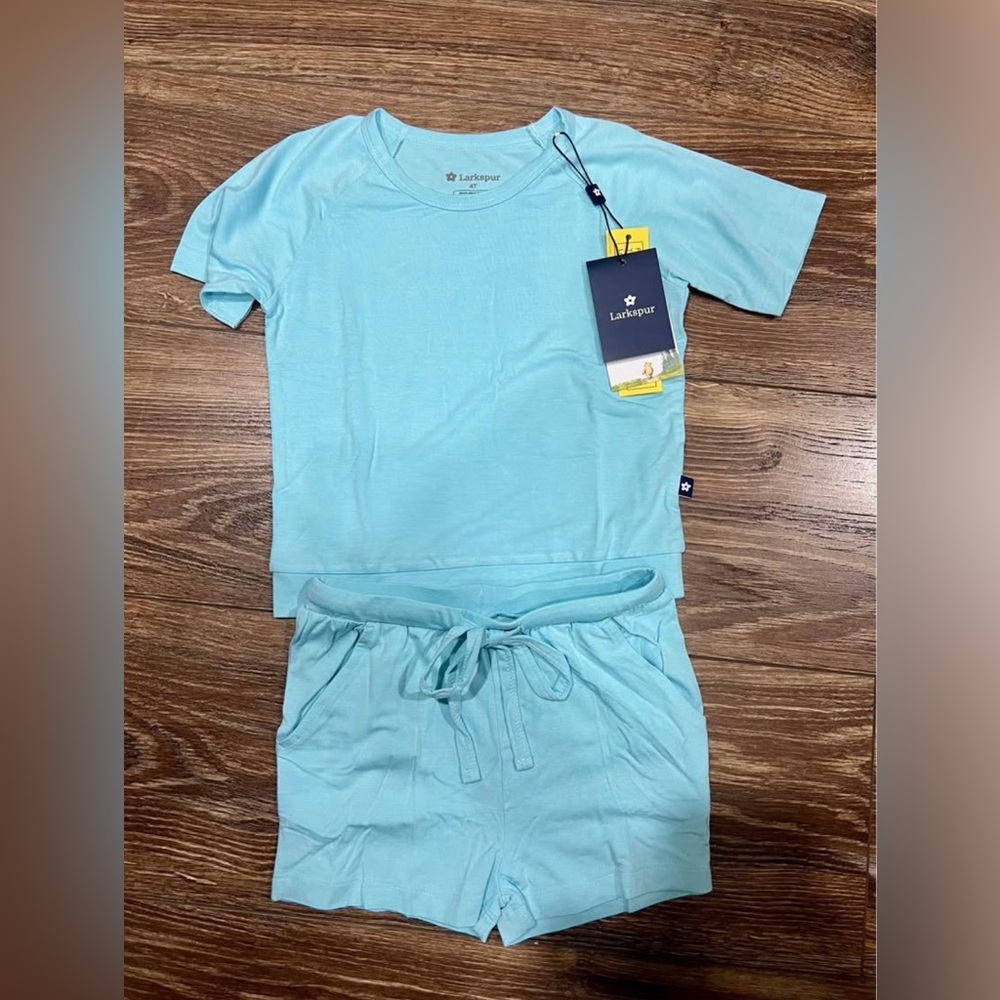 NWT Larkspur Bamboo Daywear Set in Light Blue